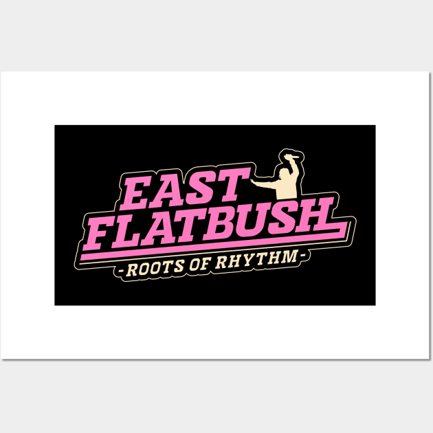 East Flatbush - Roots of the Rhythm: Unveiling Brooklyn's Hip-Hop Heritage Wall Art by Boogosh